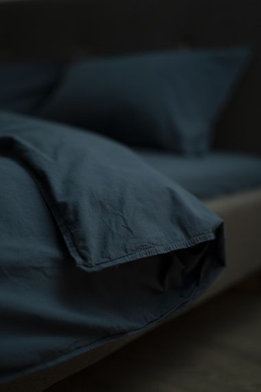 Комплект постільної білизни SoundSleep Stonewash Adriatic Dark Blue Сімейний 240х260 см синій (92669543) | Зображення 7