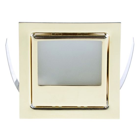 Світильник меблевий точковий квадрат HDL-07-втL10A BRASS