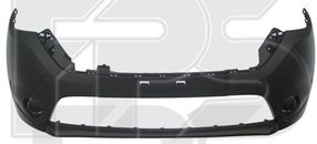 Передний бампер Renault Dokker, Lodgy 12- черный, без отв. ПТФ (FPS) 620221477R