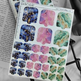 Плівка для дизайну нігтів RichColor 011 для педикюру (8.5x11.5см)
