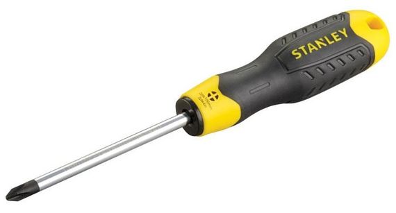 Отвертка крестовая Stanley, Cushion Grip, PH2 x 150 мм (0-64-941)