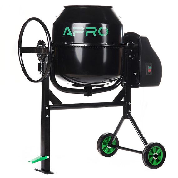 Бетономешалка СМ-140 28-30об/мин. 550Вт, 140л (венец из чугуна) APRO | Зображення 3