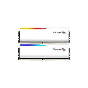 Модуль памяти для компьютера DDR5 32GB (2x16GB) 6400 MHz Ripjaws M5 RGB Matte White G.Skill (F5-6400J3648F16GX2-RM5RW)