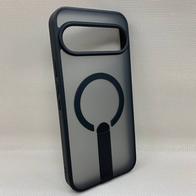 Чохол магнітний для Google Pixel 10 Pro XL Wlons Hybrid MagSafe матовий протиударний PC+TPU Чорний