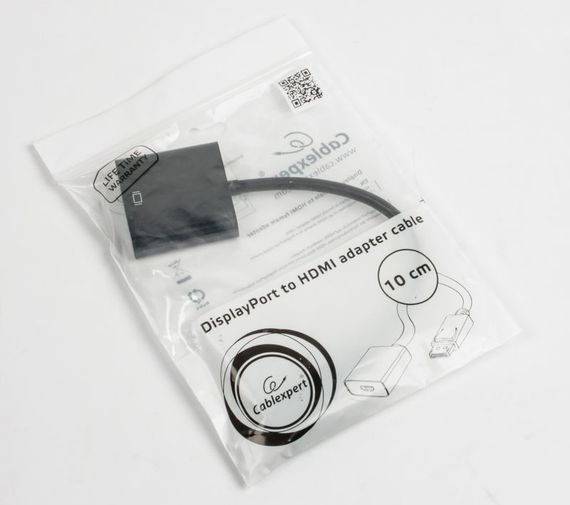 Адаптер-перехідник DisplayPort на HDMI Cablexpert A-DPM-HDMIF-002 | Зображення 1