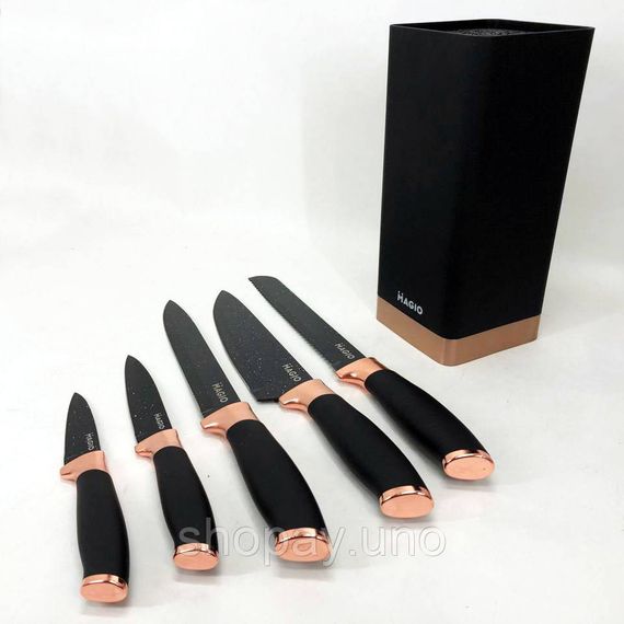 Кухонные ножи для нарезания Magio, Набор ножей бытовой, Товары для кухни ножи, Наборы ножей MV-11 | Зображення 7