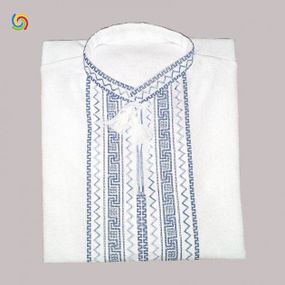 Рубашка Украинская вышиванка 9367 цвет белый размер L/XL