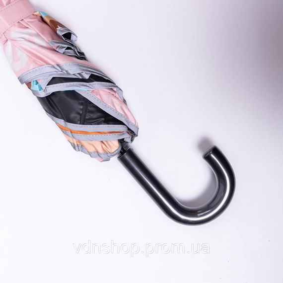 Парасолька дитяча механічна елегантна з принтом міцна надійна з поліестеру діаметр 90 см Фіолетовий HP-23-13V | Зображення 6