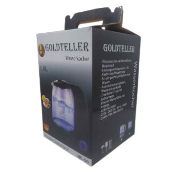 Електричний чайник Goldteller MG-06 1,8 л 1500 Вт чорний (MG-06 BLACK_360) | Зображення 4