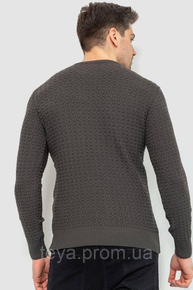 Свитер мужской, цвет темно-серый, размер L-XL FA_008407 | Зображення 3