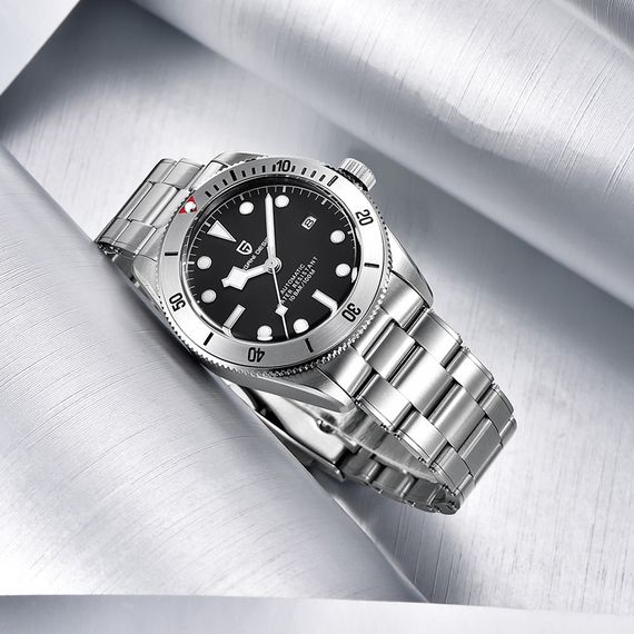 Годинник P2agani Design PD-1709 Silver-Black | Зображення 1