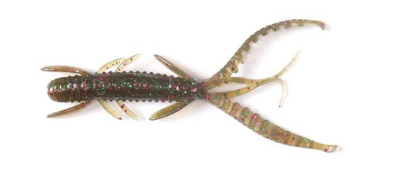 Виброхвосты съедобные искусственные LJ Лаки Джон Pro Series HOGY SHRIMP 2,2in (05.60)/S21 10 шт в упаковке. | Зображення 2