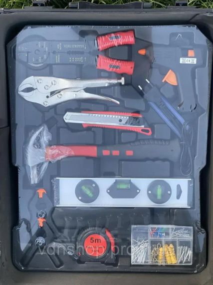 Большой Набор инструмента в чемодане Rainberg 399 предметов, инструменты, набор инструментов | Зображення 1