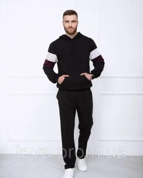 Спортивний костюм колір чорний розмір 3XL FI_004551