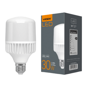 Лампа A80 30W E27 5000К 220-240V LED Videx