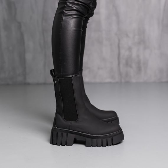 Ботинки женские зимние Fashion Rosie 3876 40 размер 255 см Черный | Зображення 5
