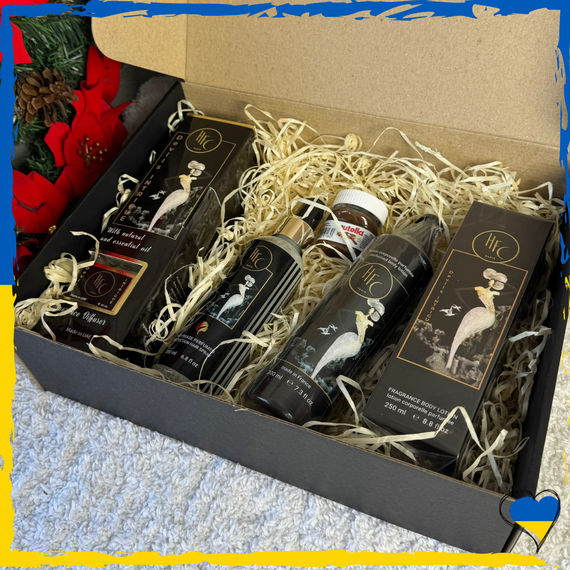 Подарунковий набір жіночий Haute Fragrance Company Devils Intrigue Collection 4в1