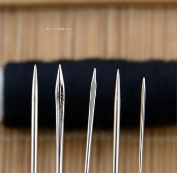 Набір голок  HANDY NEEDLE для ручного шиття шкіри, сумок, мішків, килимів, оббивки меблів, матраців (6687) | Зображення 3