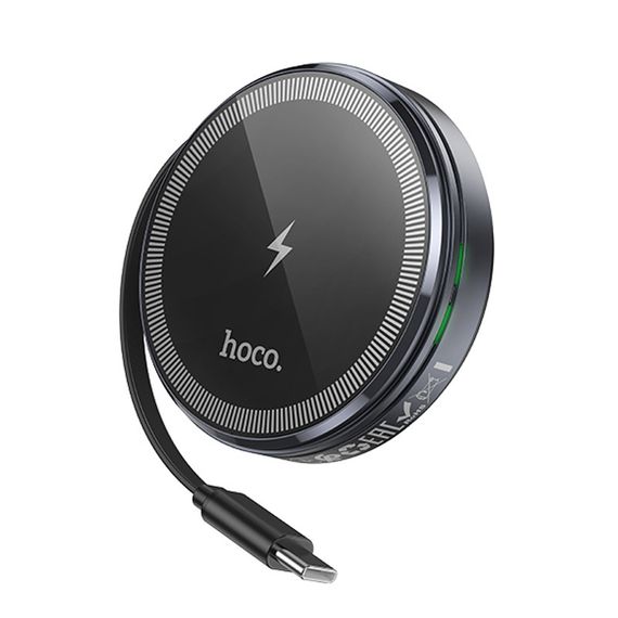 БЗП Hoco CQ18 Flash 2in1 Magnetic + iWatch (with retractable cable Type-C) Metal gray