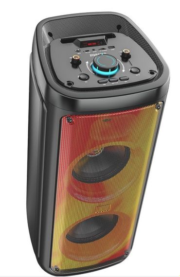 Портативная колонка XPRO ZQS8215 чемодан  30Вт, USB, SD, FM радио, Bluetooth, 1 микрофон, ДУ (MER-15653) | Зображення 3