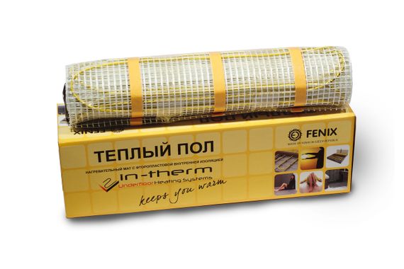 Электричесий нагрівальний мат In-Therm 200 Вт/м2 тепла підлога під плитку 2,7 м2 (550 Вт) | Зображення 1