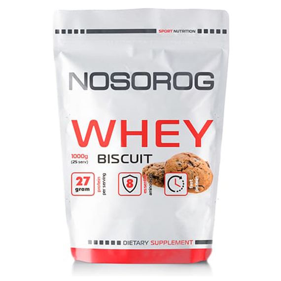 Протеин Nosorog Nutrition Whey 1000 g /25 servings/ Biscuit