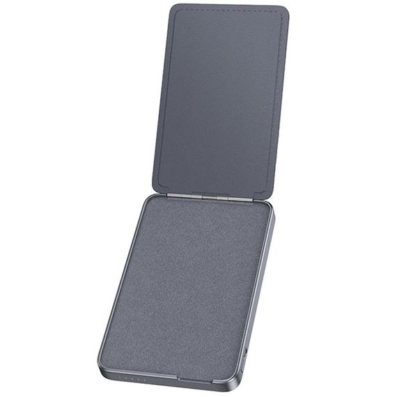 Портативний ЗП Power Bank Hoco Q46 Title PD20W з БЗП+card holder 5000 mAh Silver gray | Зображення 5