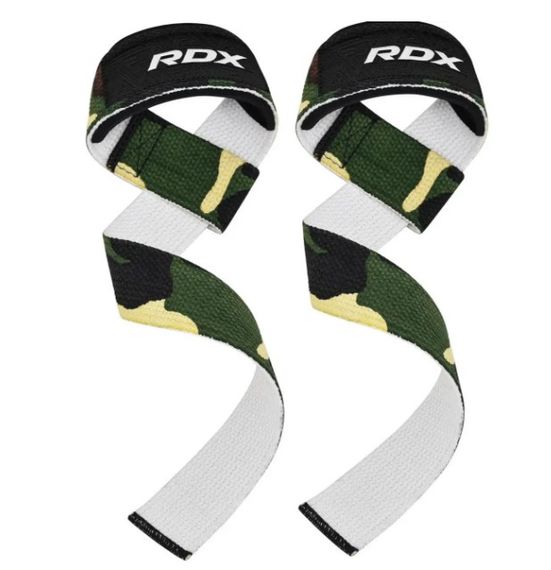 Лямки для тяги RDX W1 Gym Single Strap Camo Green Plus (WAN-W1CGN+)