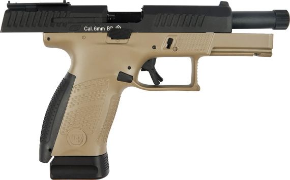 Пістолет страйкбольний ASG CZ P-10C OR-OT Dual-Tone. Blowback. CO2 кал. 6 мм Black/fde | Зображення 5