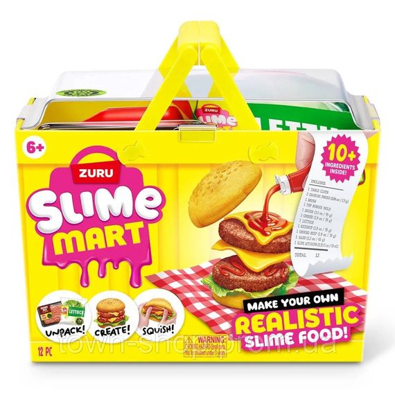 Игровой набор со слаймами "Бургер" Slime Mart 15905A из серии "Shopping Basket"