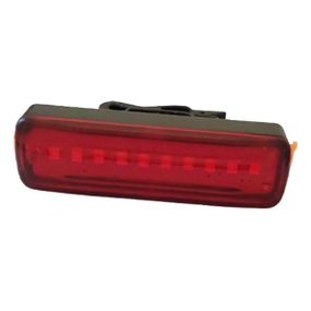 Велофонарь аккумуляторный сигнальный красный свет XFL-102-10SMD Черный