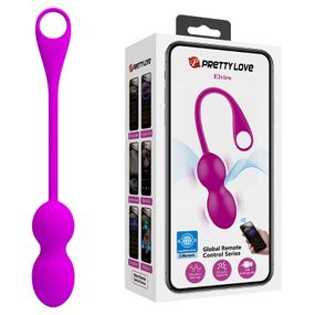 Виброшарики - Pretty Love Elvira Vibrating Egg Purple (App) Sex Aura
