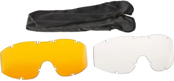 Тактические очки Военные очки Очки баллистические Swiss Eye F-Tac со сменными линзами Очки для стрельбы