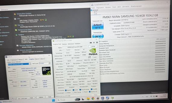 Ігровий ноутбук Asus TUF FX505DT / 15.6" (1920x1080) IPS / AMD Ryzen 5 3550H (4 (8) ядра по 2.1 - 3.7 GHz) / 32 GB DDR4 / 1000 GB SSD / nVidia GeForce GTX 1650, 4 GB GDDR5, 128-bit / WebCam б/в | Зображення 8