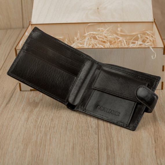 Набір подарунковий для чоловіка Leather Collection (портмоне і ремінь) натуральна шкіра | Зображення 4