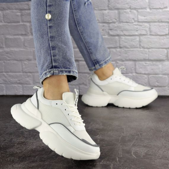 Женские кроссовки Fashion Choe 1583 37 размер 24 см Белый | Зображення 1