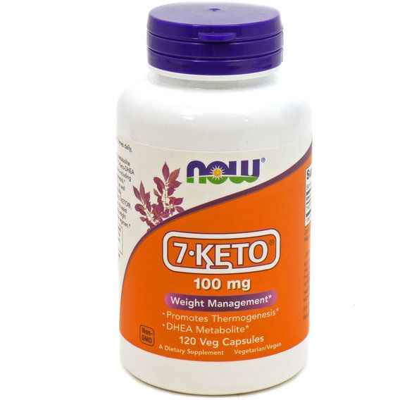 ДГЕА NOW Foods 7-Keto Weight Management 100 mg 120 Veg Caps