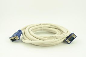 Кабель VGA-VGA 3м белый