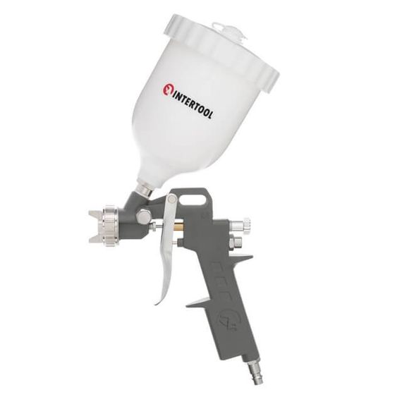 Фарбопульт пневматичний HP, форсунка 1,5 мм INTERTOOL PT-0204 | Зображення 2