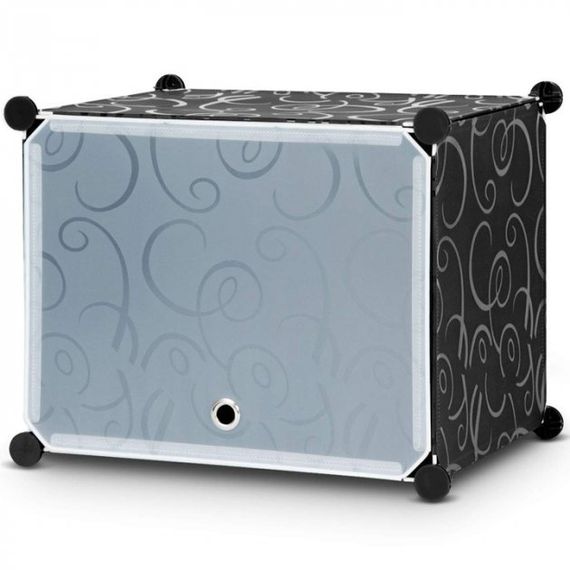 Складной шкаф Storage Cube Cabinet МР 28-51 Пластиковый шкаф – органайзер для вещей, 146х76x37 см | Зображення 5