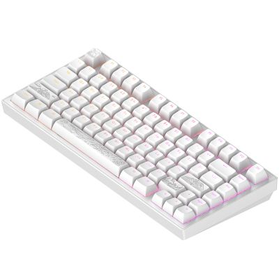Клавиатура Dark Project ALU81 Terra Nostra PBT RGB Mech G3MS Moonstone White (DPKB_NOSTRA_81_ANSI_WHITE_UA) | Зображення 6