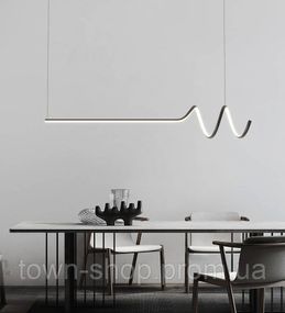 Люстра потолочная LED MJ62-1200-k Черный 30-140х20х120 см.
