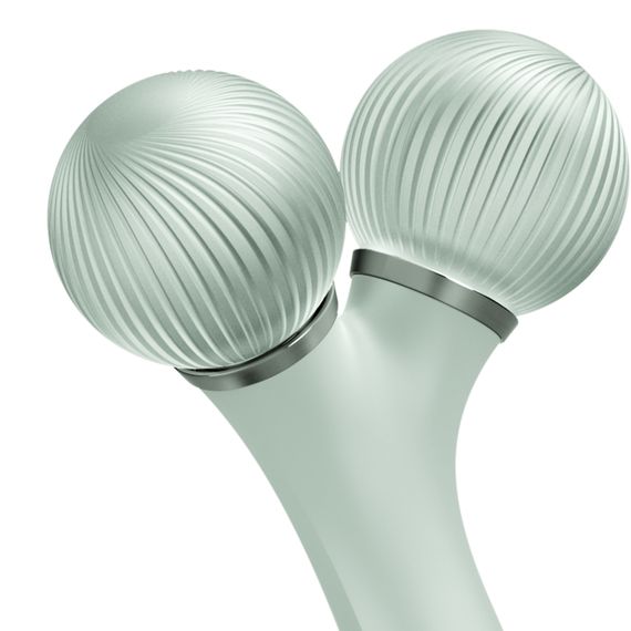 Електронний ультразвуковий ролик для обличчя GESKE Sonic Facial Roller 4в1 green | Зображення 4