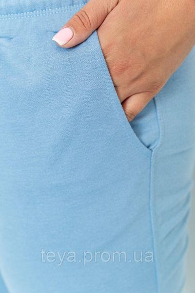 Спортивні штани жіночі двонитка колір джинс розмір XXL-XXXL FA_002704 | Зображення 4
