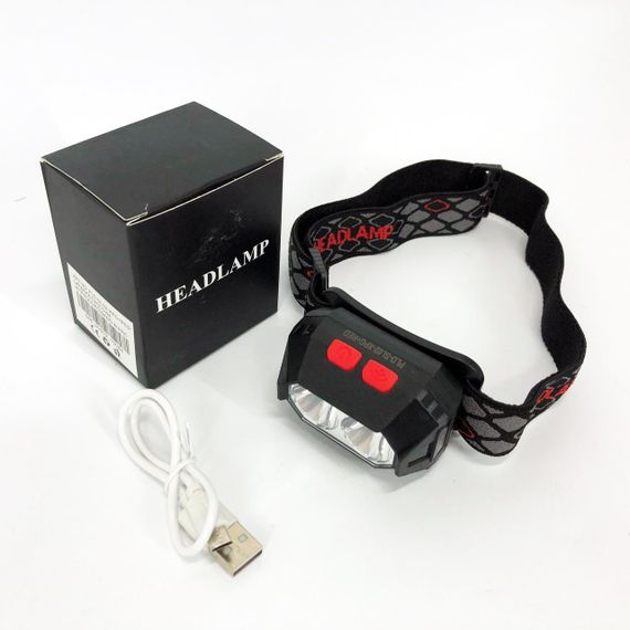 Ліхтар налобний акумуляторний XPG з зарядкою та датчиком руху | Зображення 7