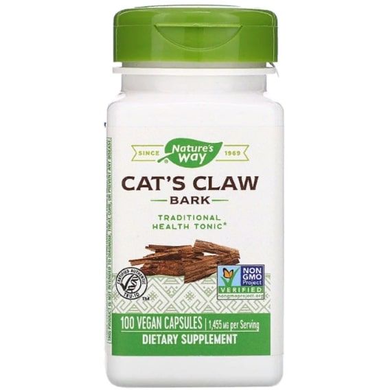 Котячий кіготь Nature's Way Cat's Claw Bark 1455 mg 100 Veg Caps NWY11450