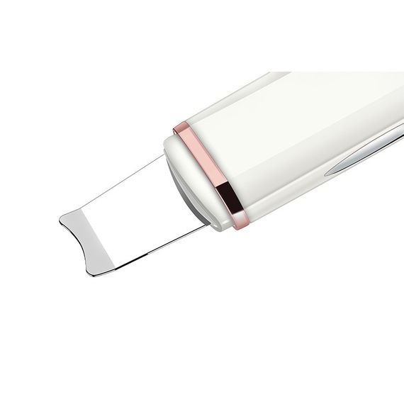 Ультразвуковий Скрабер Для Чистки обличчя, ліфтинг і фонофорез з Функцією EMS і фототерапії 4in1 Білий | Зображення 2