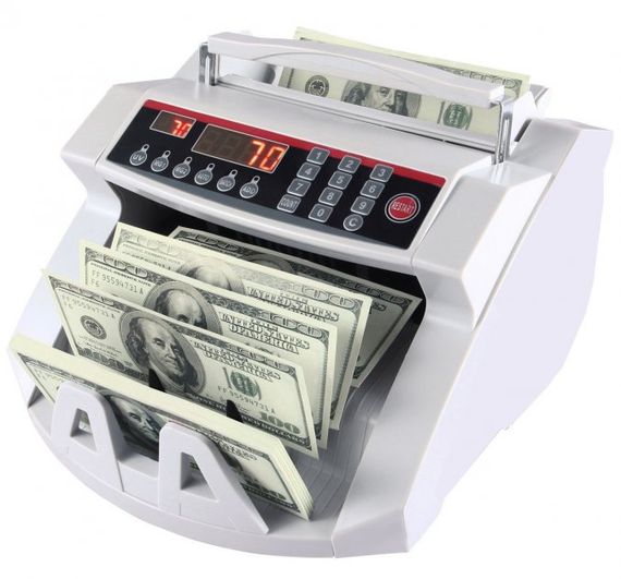 Рахункова машинка для грошей + Детектор валют Bill Counter 2108 UV · Лічильник купюр · Машинка для перерахунку грошей з детектором купюр | Зображення 5