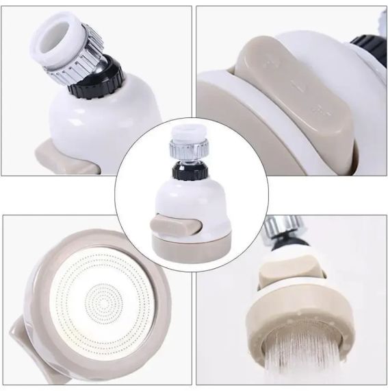 Экономитель воды Water Saver NEW 360 градусов / насадка аэратор на кран / Водосберегающая насадка