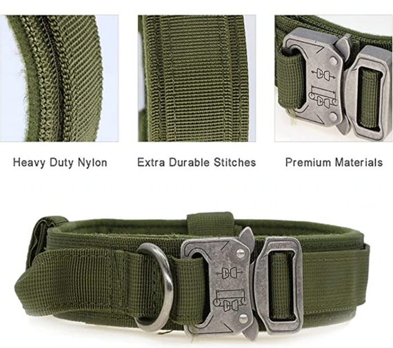 Тактичний нашийник Primo DOG для собак, розмір XL (53-63см) - Army Green | Зображення 3